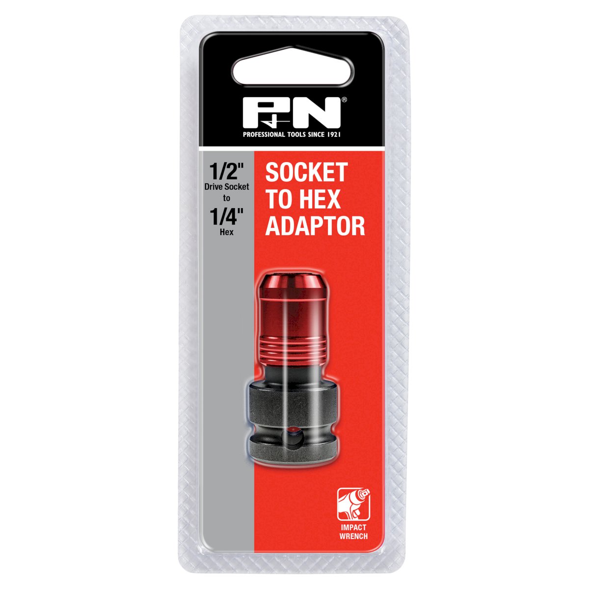 Adaptor - 1/2" Socket to 1/4" Hex